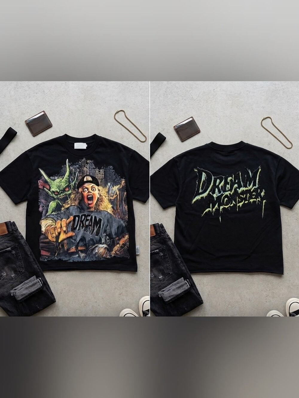 BKYS Unisex Dream Monster TShirt From New York Streetwear Apparel M